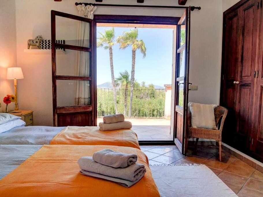 Ciclismo Y Golf Junto A La Playa Finca Son Sant Marti Gran Villa Muro Eksteriør billede