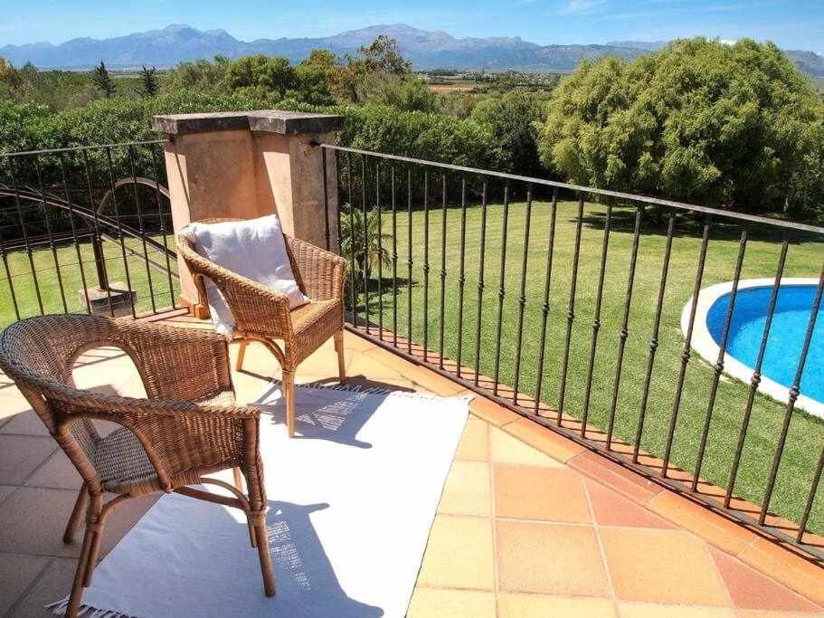 Ciclismo Y Golf Junto A La Playa Finca Son Sant Marti Gran Villa Muro Eksteriør billede