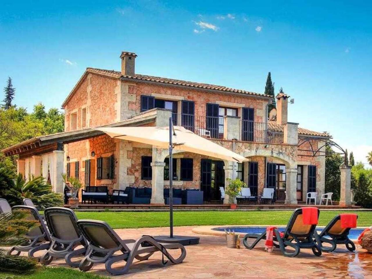 Ciclismo Y Golf Junto A La Playa Finca Son Sant Marti Gran Villa Muro Eksteriør billede